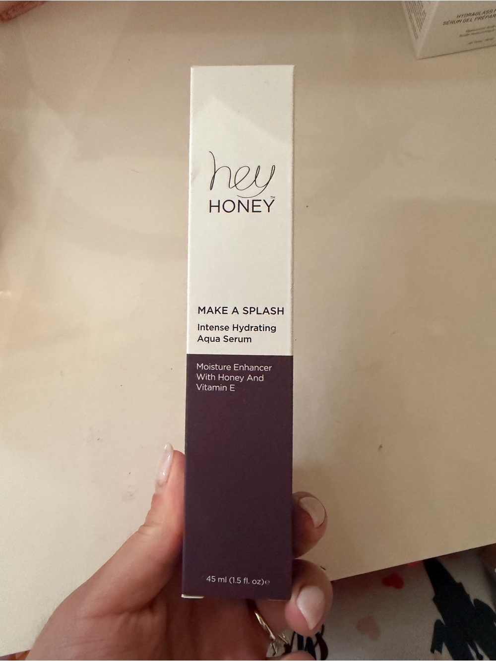 Hey Honey Make A Splash Intense Hydrating Aqua Serum - White & Deep Plum
